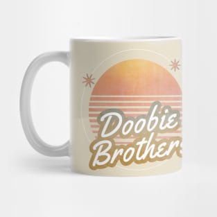 doobie ll retro 80s moon Mug